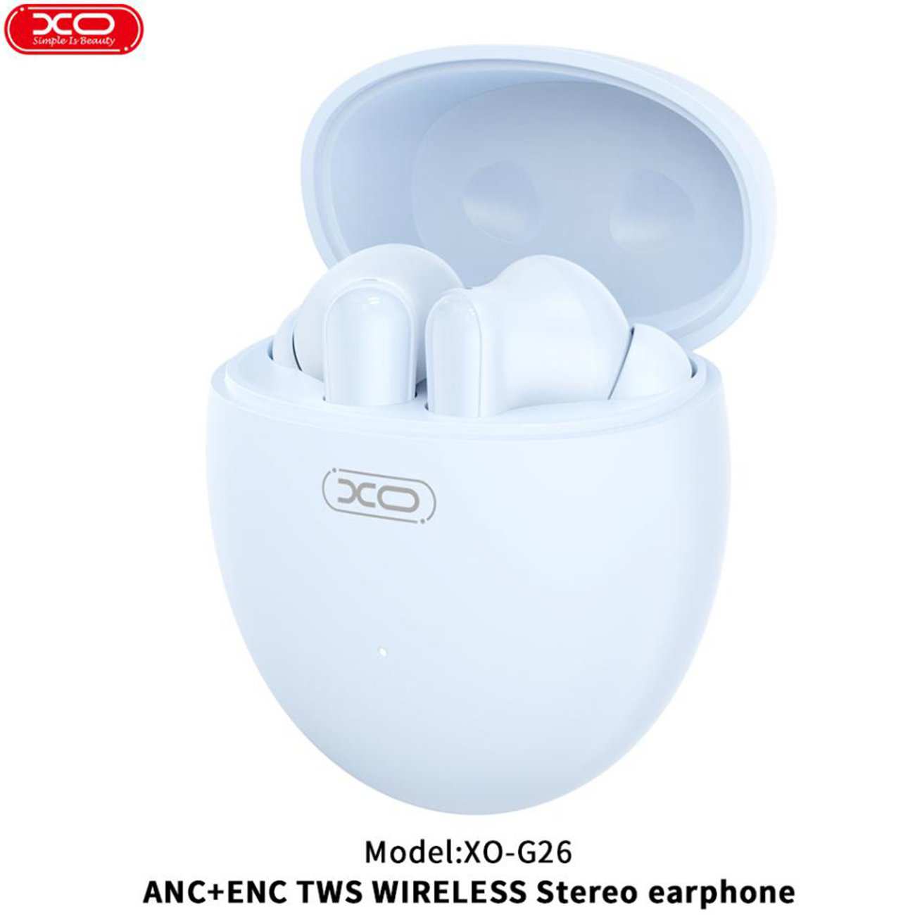 هندزفری بلوتوثی 5.3 نویز کنسلینگ فعال ایکس او G26