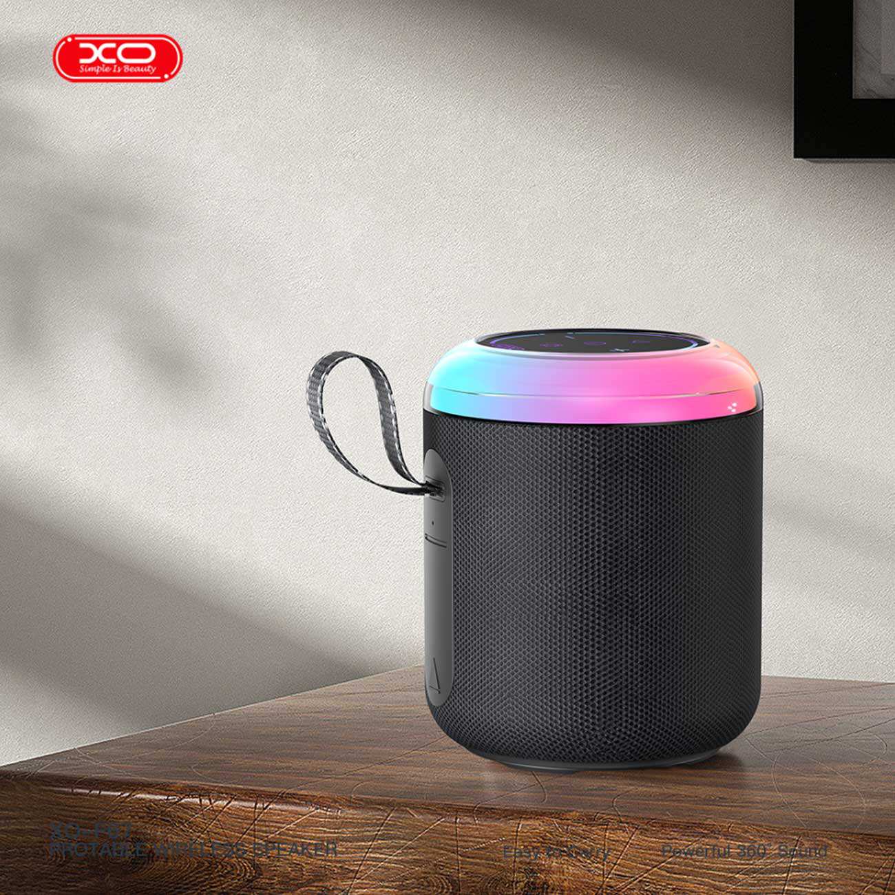 اسپیکر بلوتوثی قابل حمل شارژی ایکس او XO F67 با نور RGB