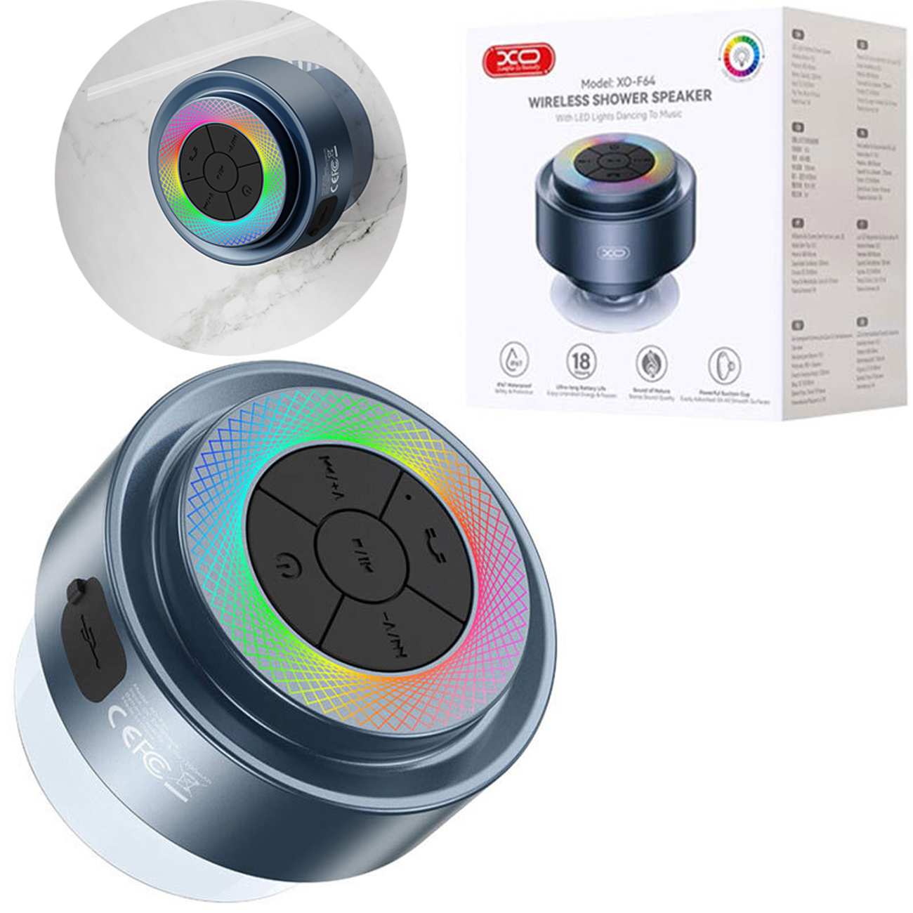 اسپیکر بلوتوثی کوچک شارژی ایکس او XO F64