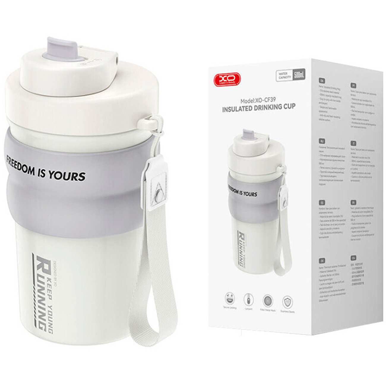 ماگ مسافرتی 500 میلی لیتری ایکس او XO CF39