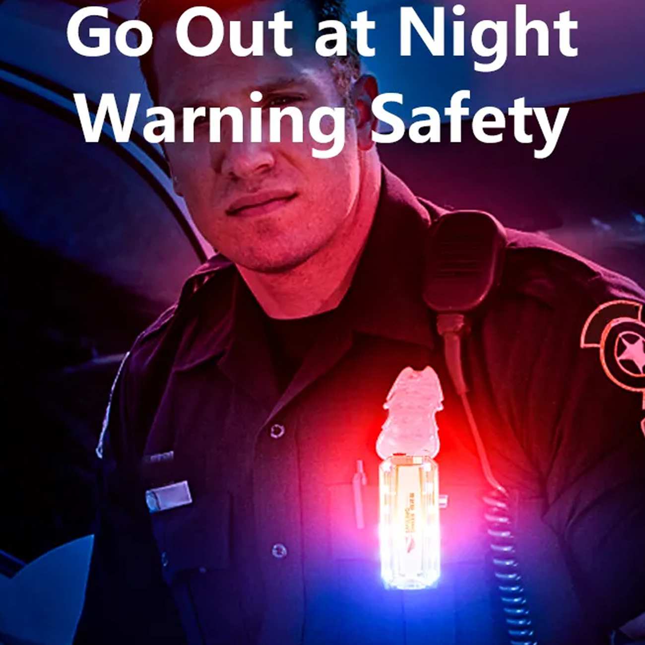 چراغ خطر و چراغ پلیسی اسمایلینگ شارک Smiling Shark JD007 با نور قرمز و آبی