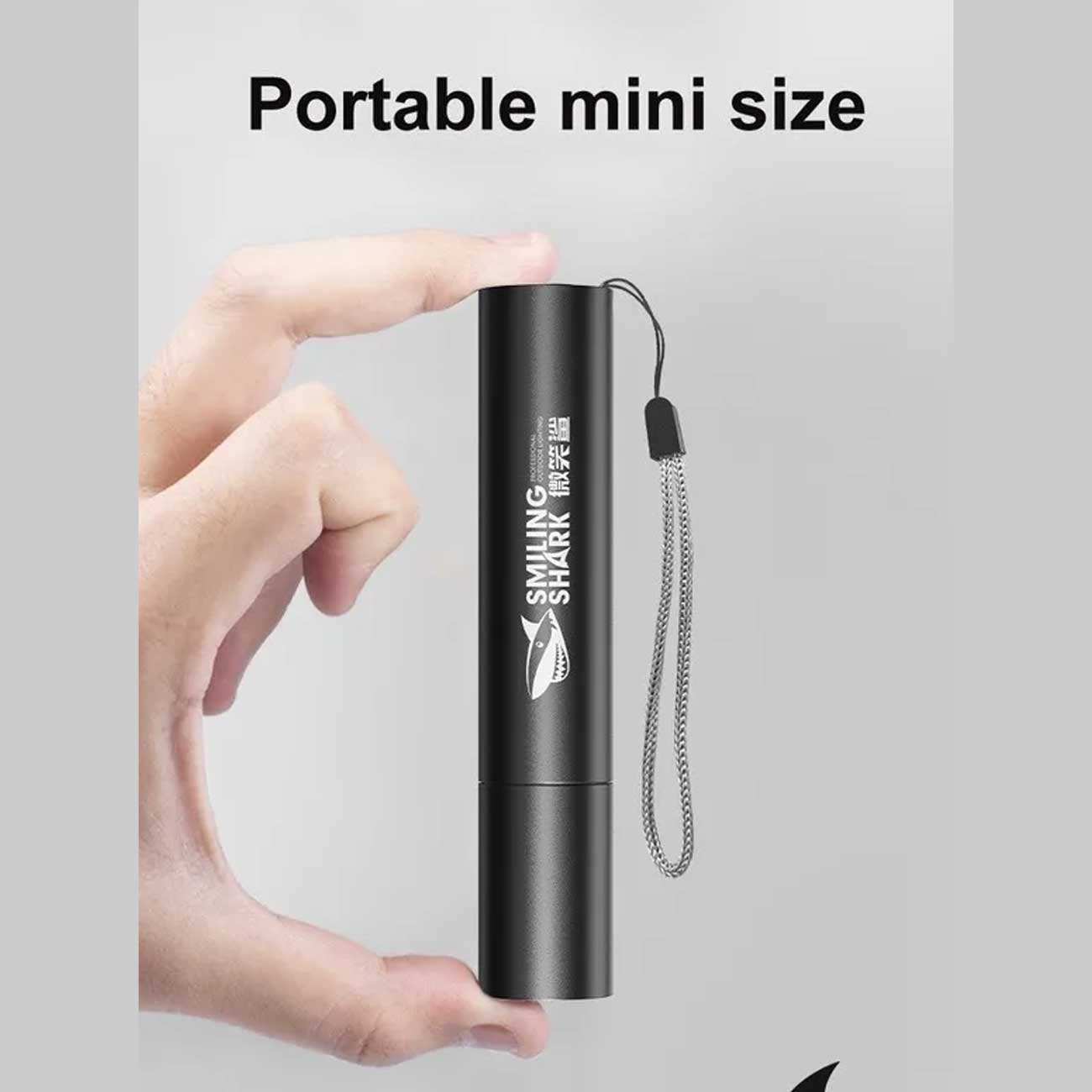 چراغقوه و لیزر قرمز اسمایلینگ شارک SmilingShark SD0112 یووی با نور فرابنفش