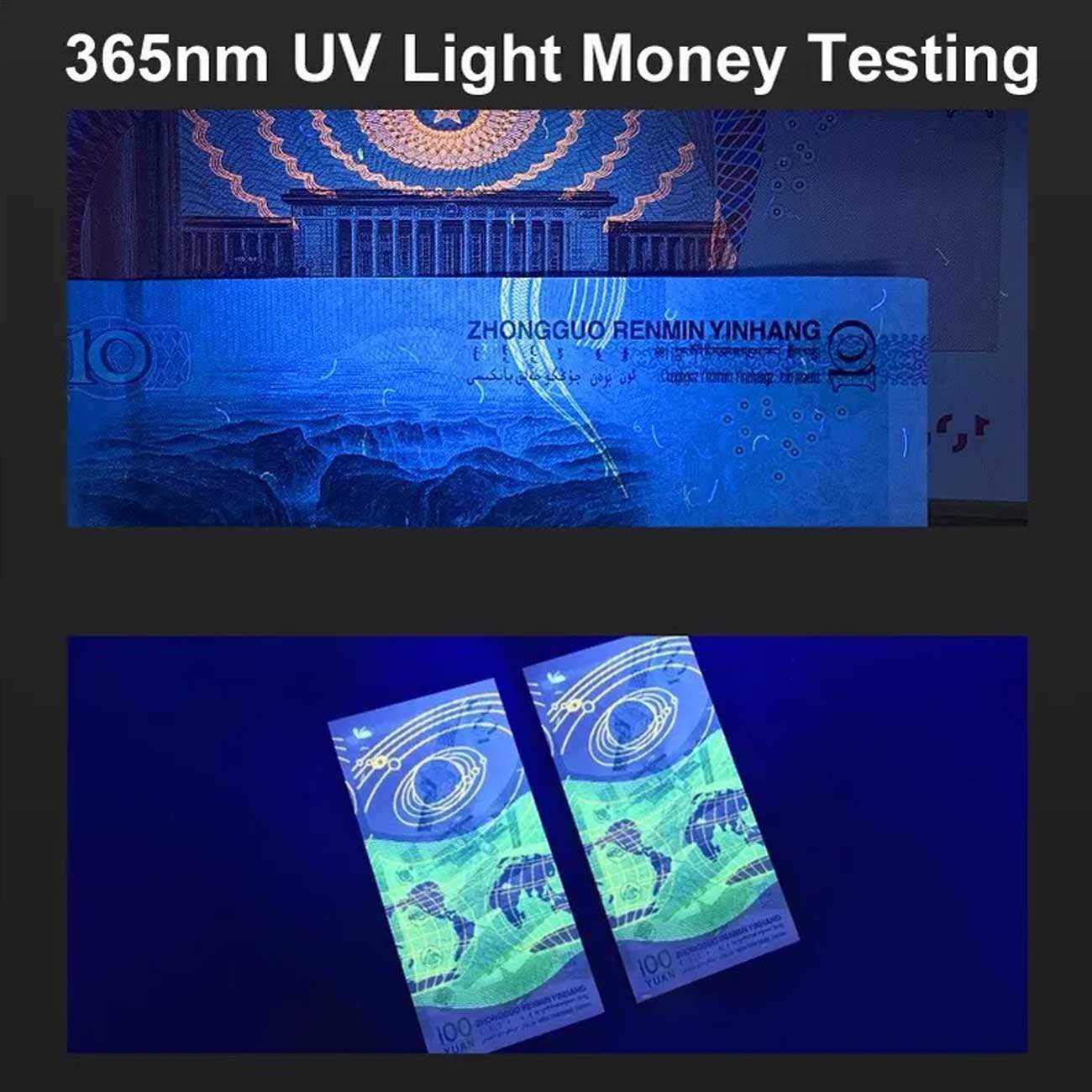 چراغقوه و لیزر قرمز اسمایلینگ شارک SmilingShark SD0112 یووی با نور فرابنفش