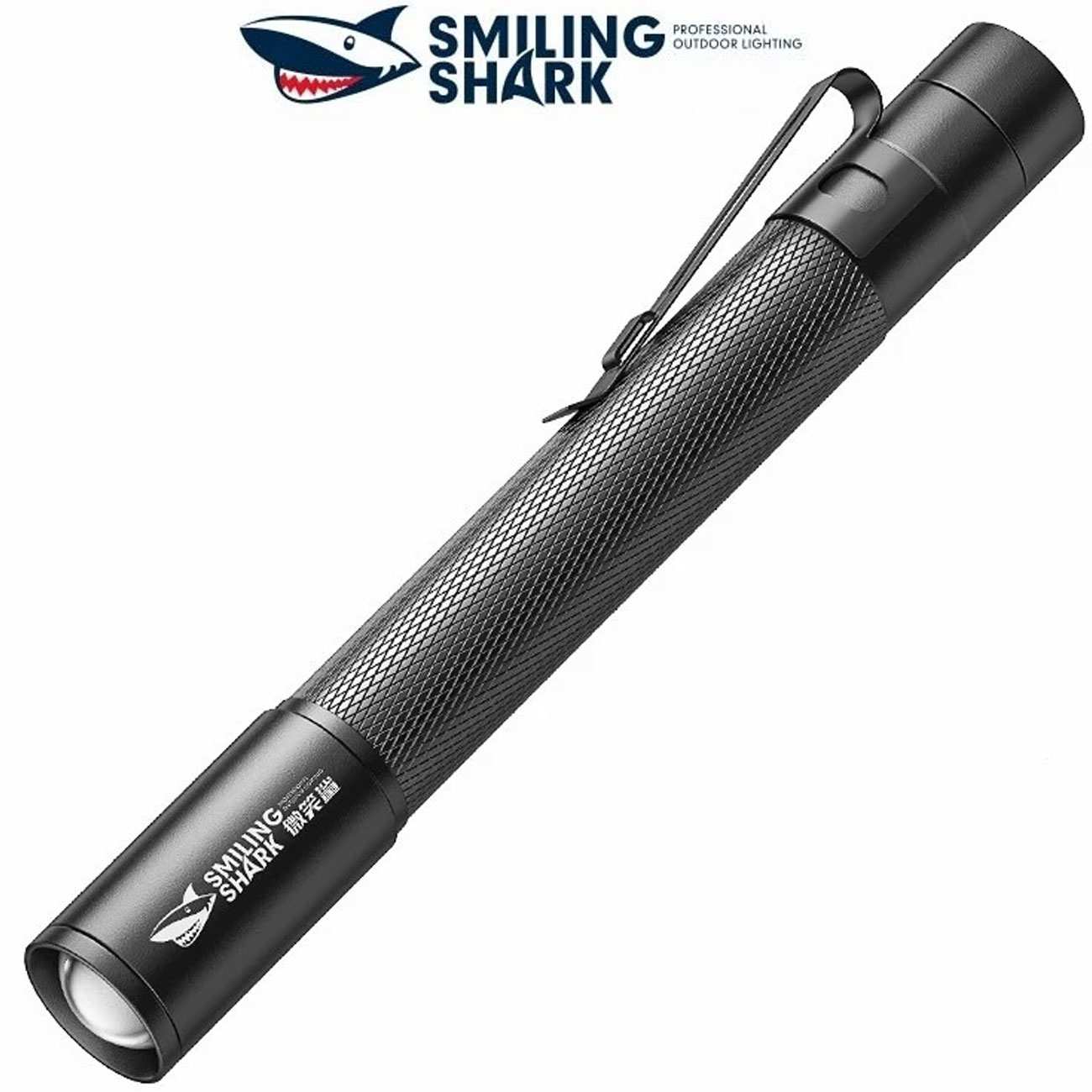 چراغقوه جیبی قلمی ضدآب اسمایلینگشارک sd-1211