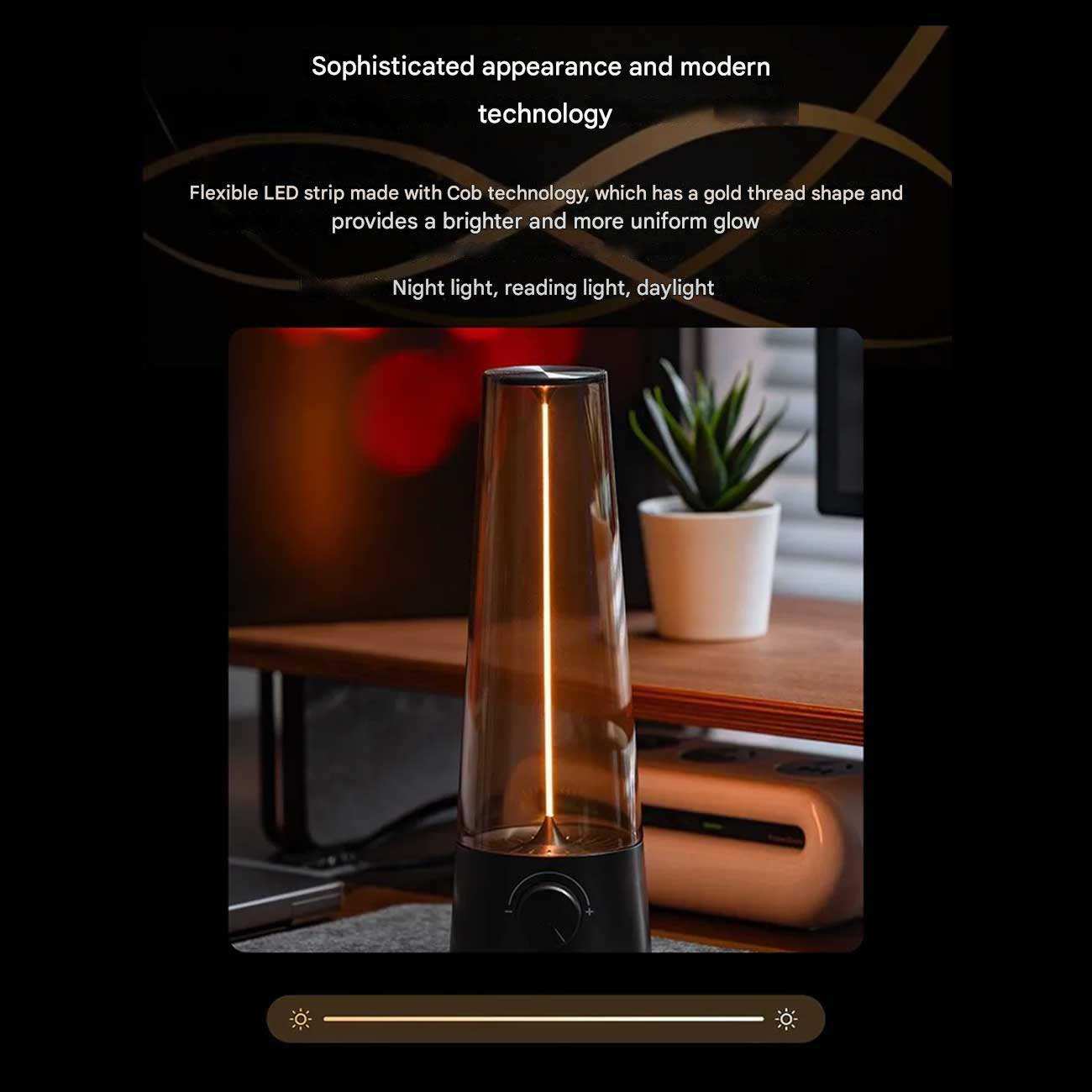 چراغ خواب خطی رومیزی شارژی WB-5