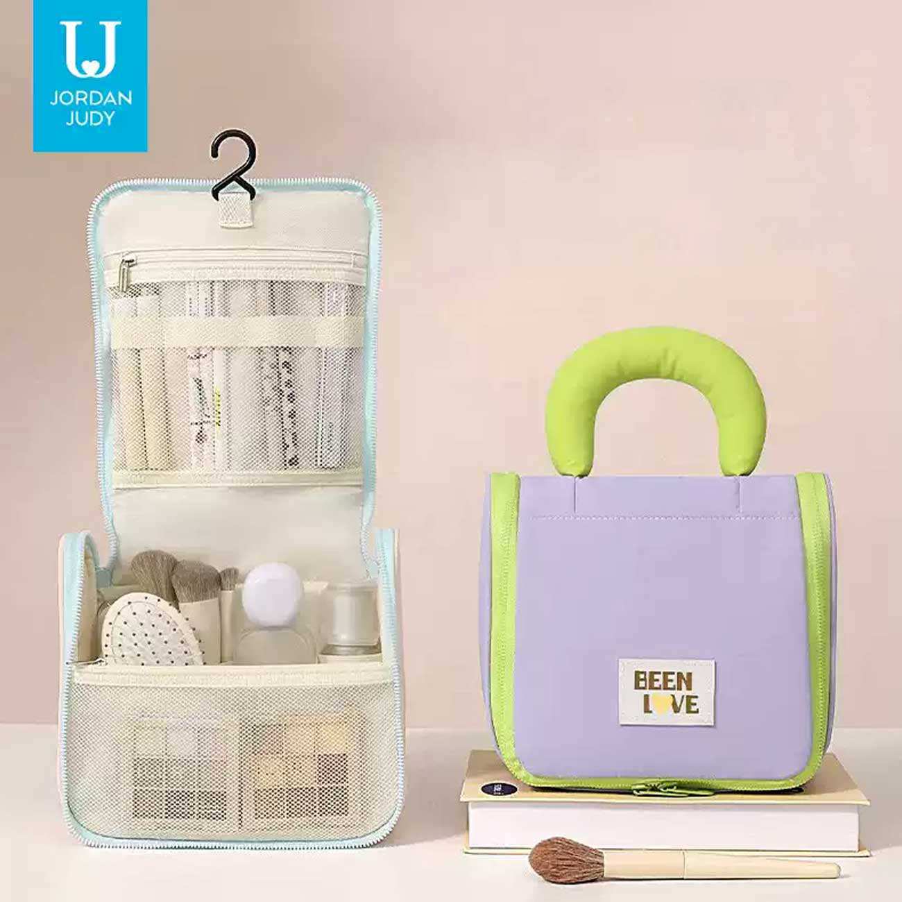 کیف لوازم آرایش مسافرتی جوردن و جودی jordan & judy pt073