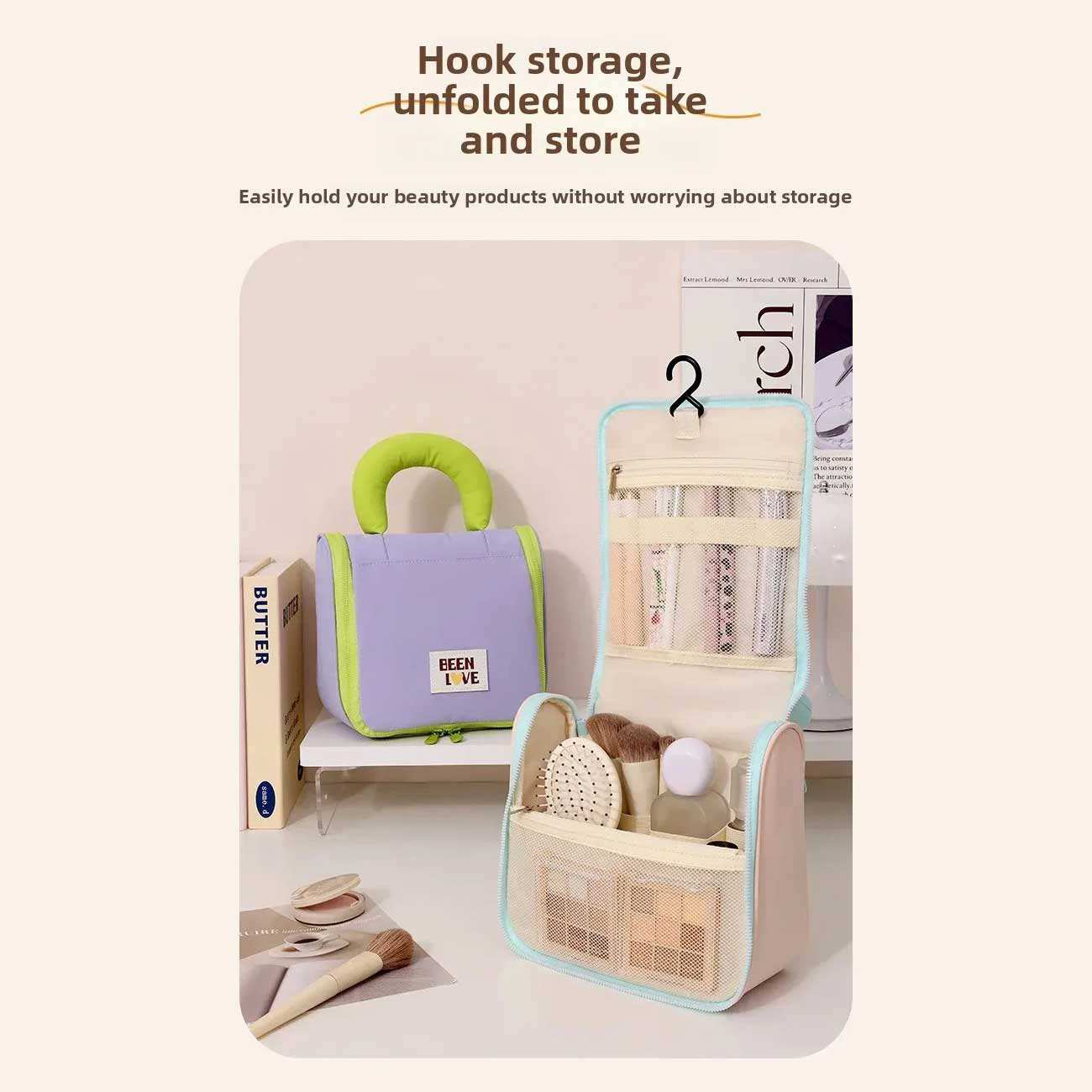 کیف لوازم آرایش مسافرتی جوردن و جودی jordan & judy pt073