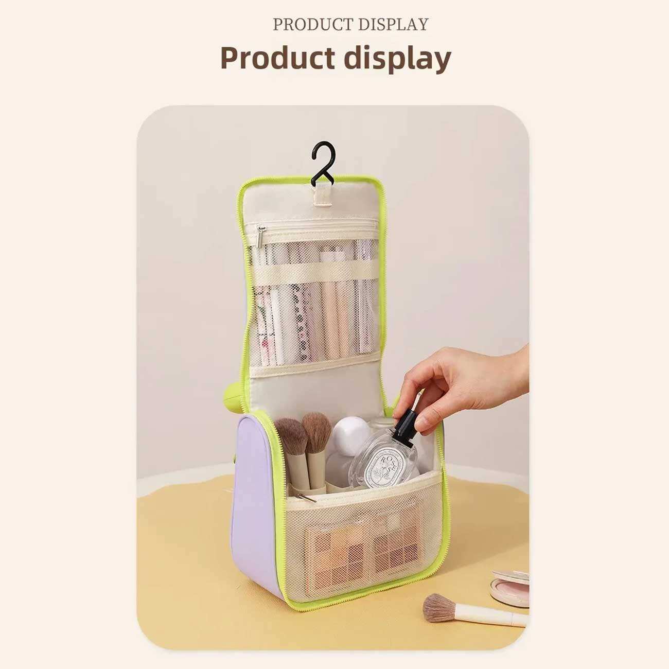 کیف لوازم آرایش مسافرتی جوردن و جودی jordan & judy pt073