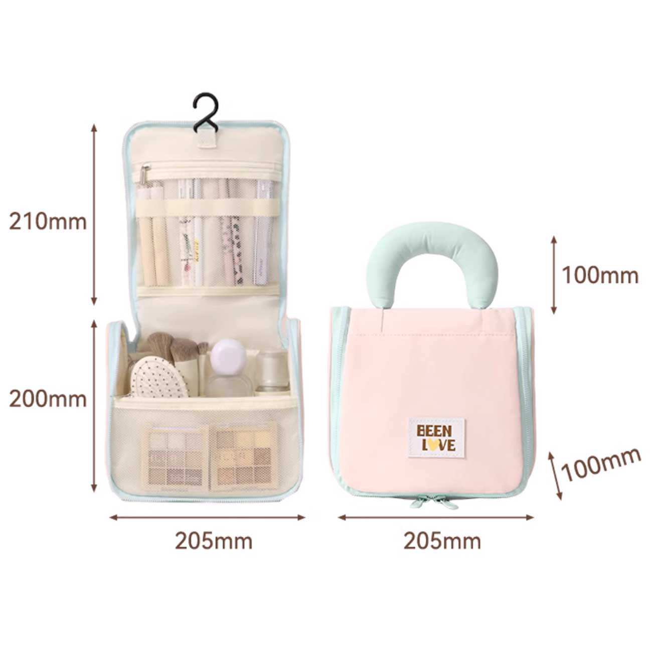 کیف لوازم آرایش مسافرتی جوردن و جودی jordan & judy pt073