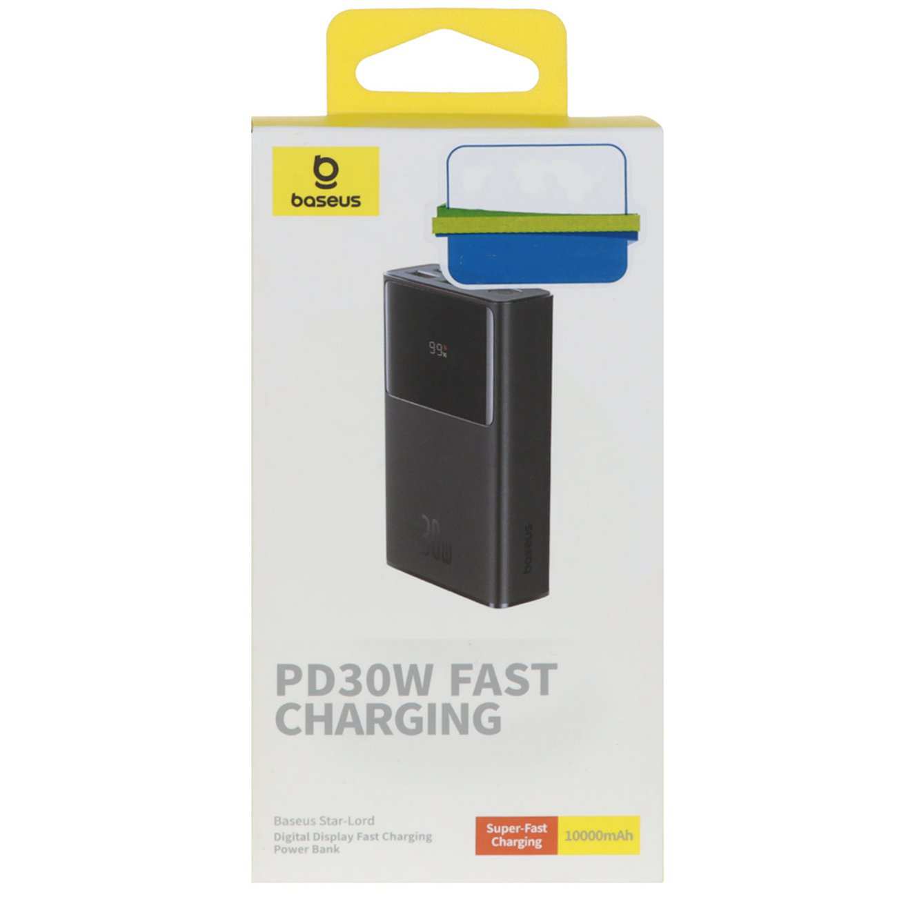 پاوربانک 10000 میلی آمپر 30 وات فست شارژ Type-C و USB-A بیسوس Baseus PPXJ1030 P10022907113-00