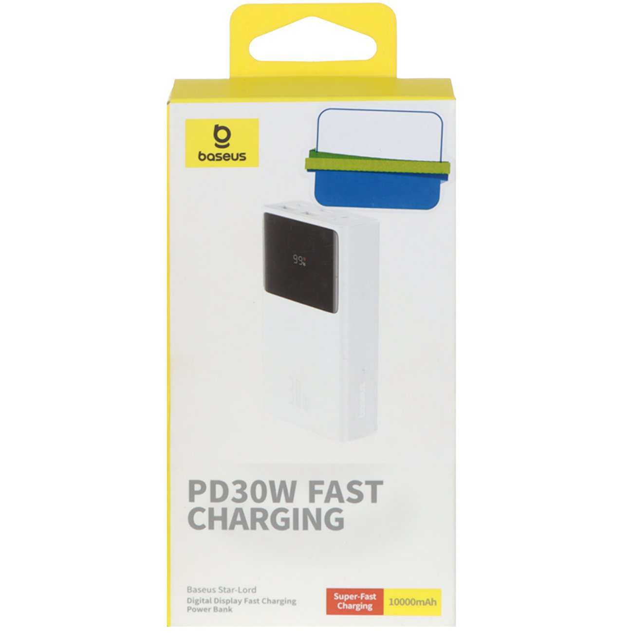 پاوربانک 10000 میلی آمپر 30 وات فست شارژ Type-C و USB-A بیسوس Baseus PPXJ1030 P10022907113-00