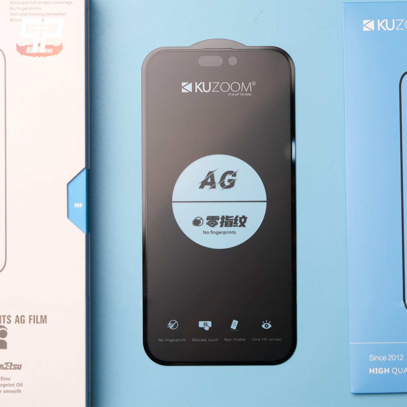 گلس گوشی آیفون 17 پرو کوزوم KUZOOM ULTRA HD ضدتعریق و بدون جاماندن اثر انگشت