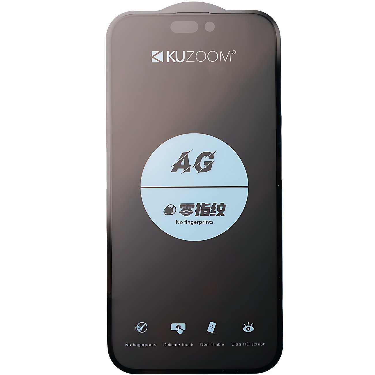 گلس گوشی آیفون 17 پرو کوزوم KUZOOM ULTRA HD ضدتعریق و بدون جاماندن اثر انگشت