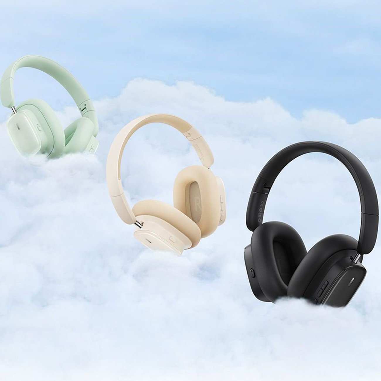 هدفون بلوتوثی 5.3 نویز کنسلینگ فعال بیسوس Baseus Bowie H1i