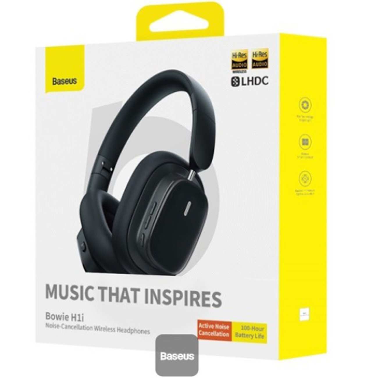 هدفون بلوتوثی 5.3 نویز کنسلینگ فعال بیسوس Baseus Bowie H1i