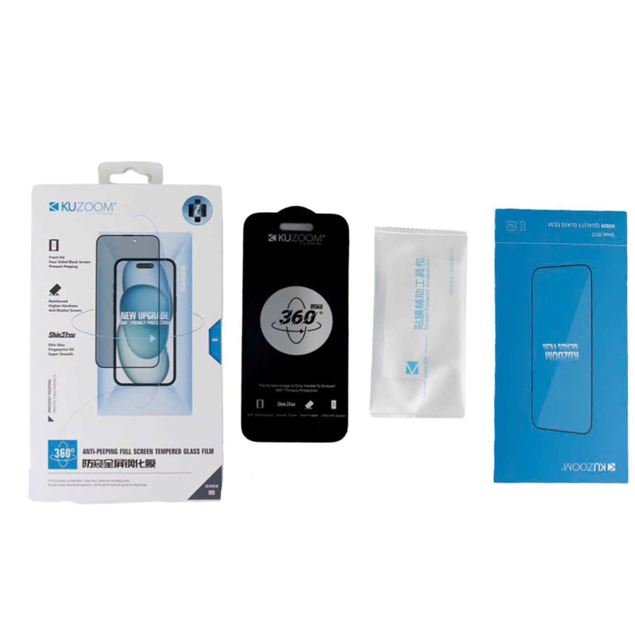 گلس پرایوسی آیفون 17 پرومکس کوزوم ANTI PEEPING KUZOOM