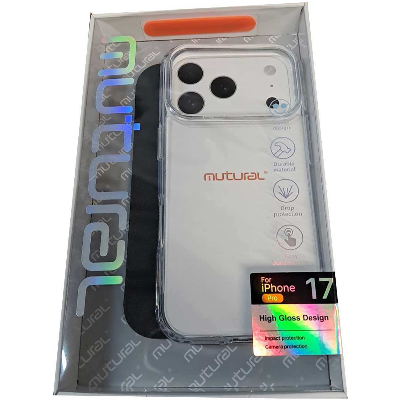 قاب شفاف آیفون 17 پرو موتورال MUTURAL
