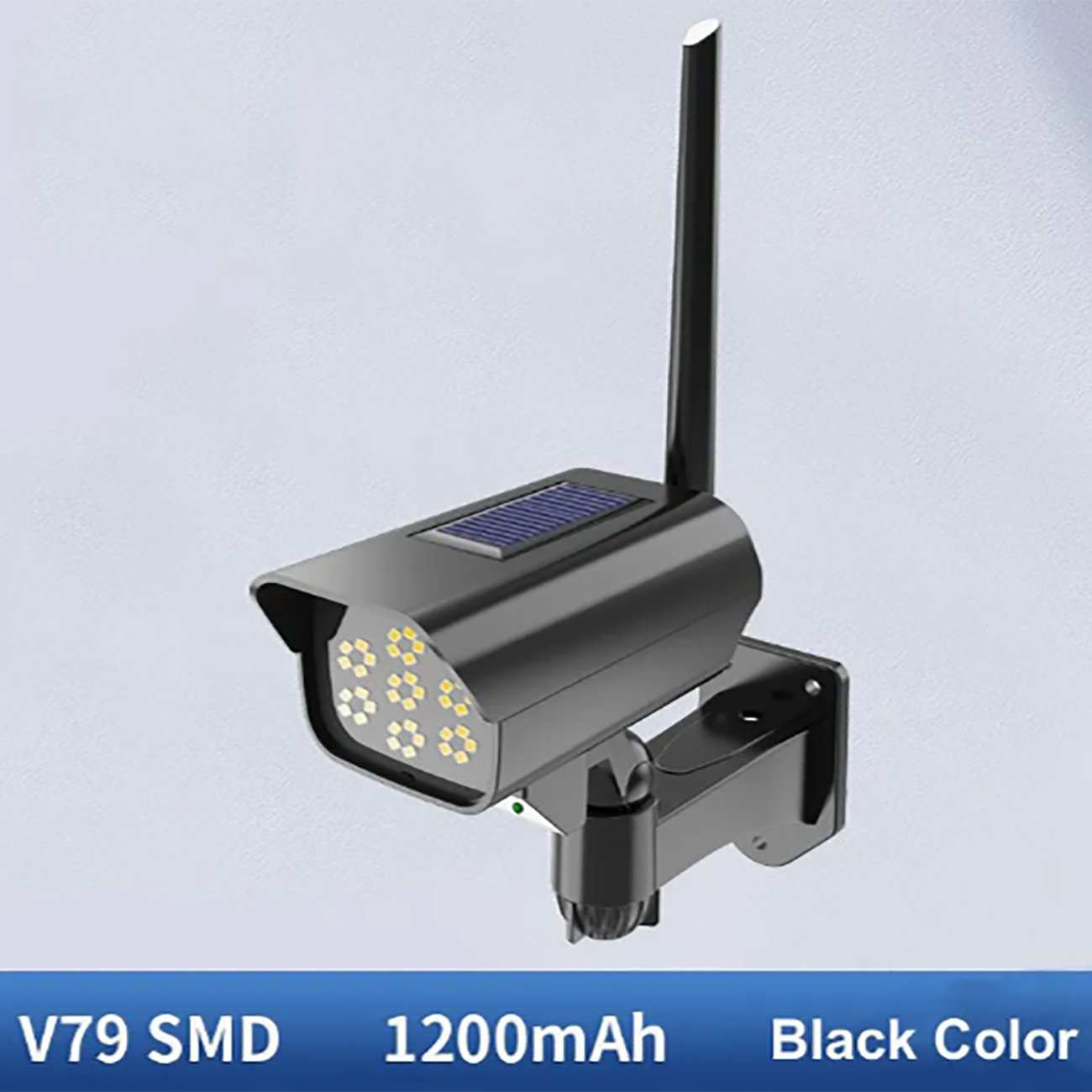 چراغ شارژی هوشمند سنسور حرکتی خورشیدی ضدآب اسمایلینگ شارک SMILING SHARK HS-V79 طرح دوربین مداربسته