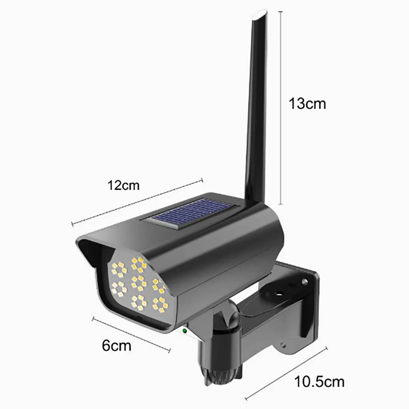 چراغ شارژی هوشمند سنسور حرکتی خورشیدی ضدآب اسمایلینگ شارک SMILING SHARK HS-V79 طرح دوربین مداربسته