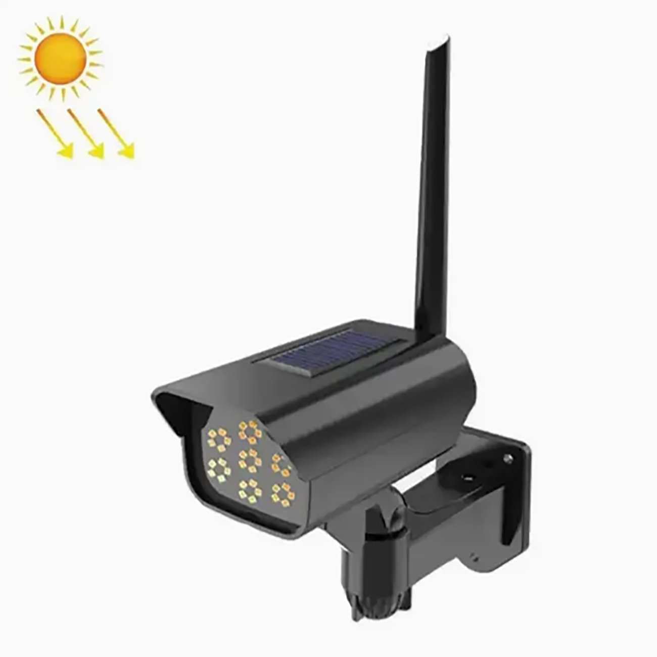 چراغ شارژی هوشمند سنسور حرکتی خورشیدی ضدآب اسمایلینگ شارک SMILING SHARK HS-V79 طرح دوربین مداربسته