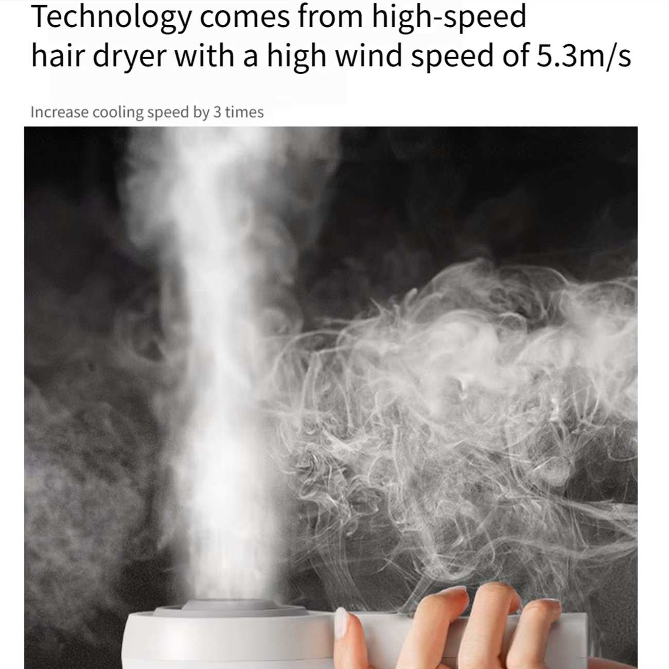 پنکه شارژی دستی دیجیتالی قابل چرخش کوالیتل Qualitell Y3 GXF06