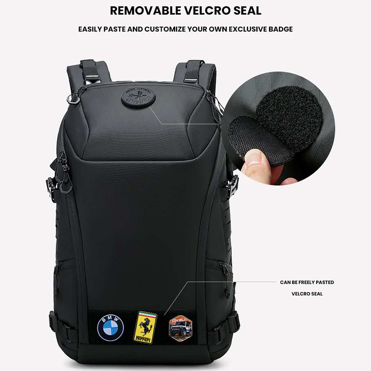 کوله پشتی مسافرتی، کوهنوردی و لپتاپ 15.6 اینچ ضدآب بنج BANGE FW-226 با ظرفیت 22 لیتر