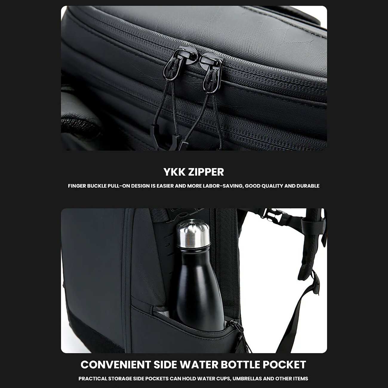 کوله پشتی مسافرتی، کوهنوردی و لپتاپ 15.6 اینچ ضدآب بنج BANGE FW-226 با ظرفیت 22 لیتر