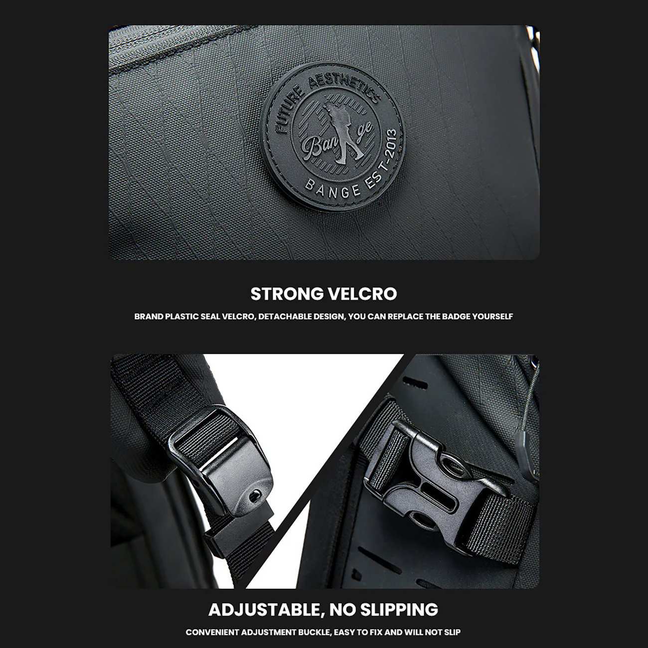 کوله پشتی مسافرتی، کوهنوردی و لپتاپ 15.6 اینچ ضدآب بنج BANGE FW-226 با ظرفیت 22 لیتر