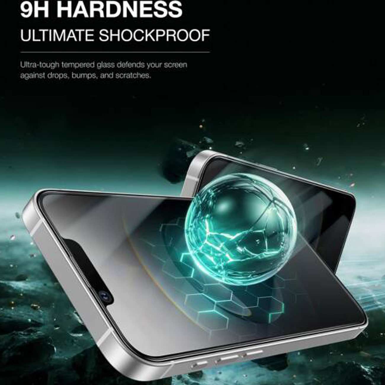 گلس پرایوسی گوشی آیفون17 پرو گرین لاین GN9HSPY17PBK