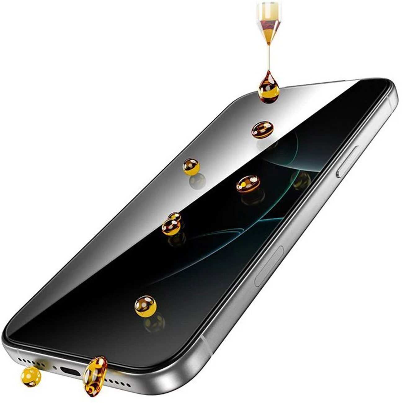 گلس پرایوسی گوشی آیفون17 پرو گرین لاین GN9HSPY17PBK