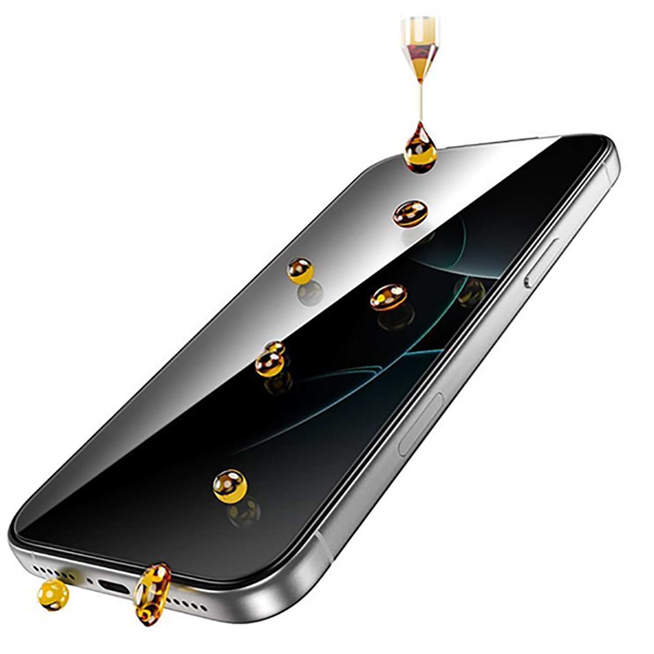 گلس پرایوسی آیفون 16 پرو و آیفون 17 گرین Green Lion GN9HSPY17BK