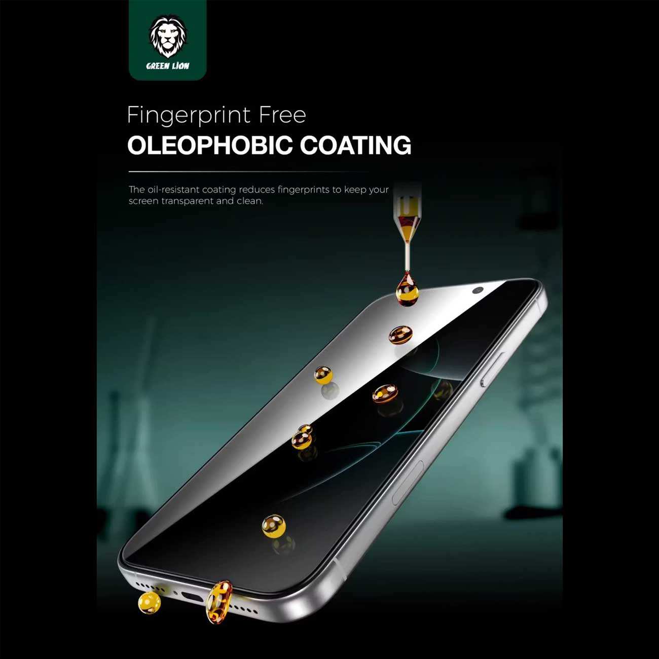 گلس پرایوسی آیفون 17 پرومکس گرین لاین Green Lion N9HSPY17BK