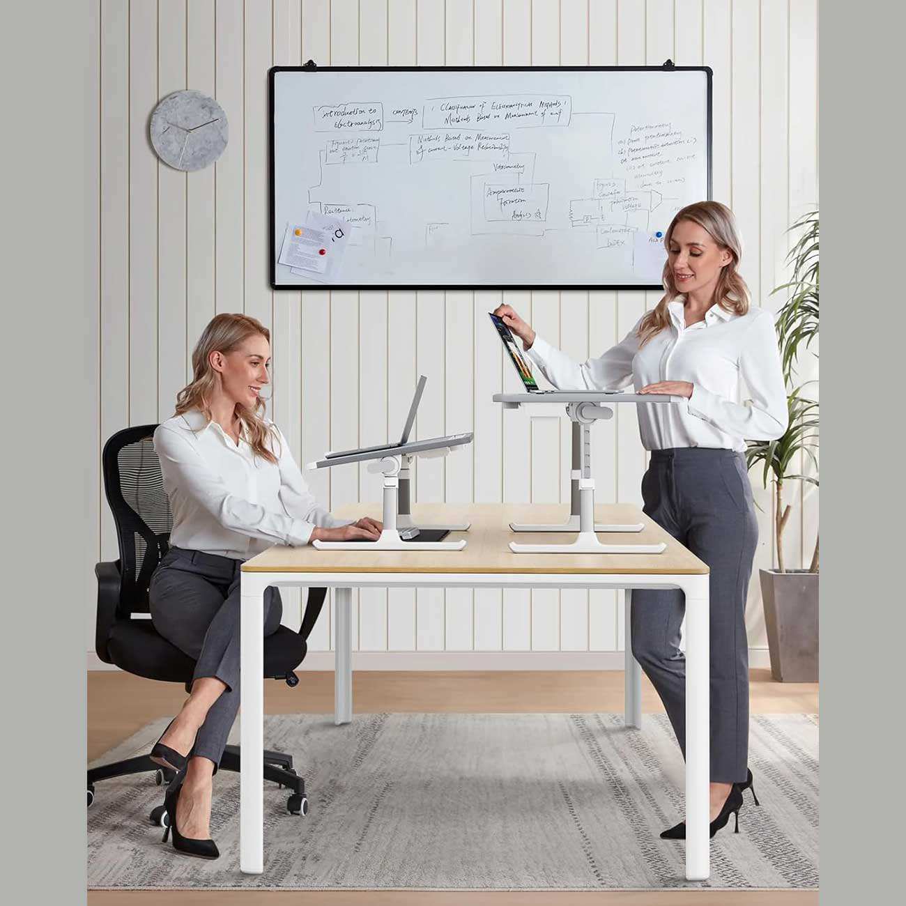 میز تحریر و لپتاپ تا 17 اینچ دارای چراغ LED سایجی k8 تاشو و قابل حمل