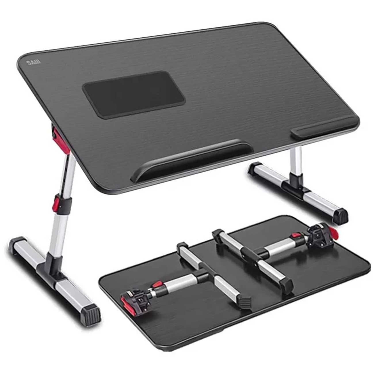 میز لپتاپ 16 تا 17 اینچ با فن خنک کننده سایجی A8L تاشو و قابل حمل