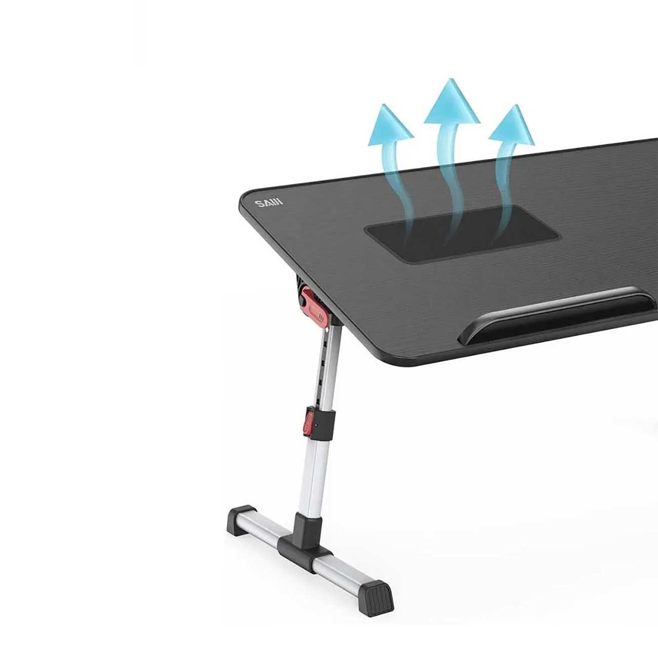 میز لپتاپ 16 تا 17 اینچ با فن خنک کننده سایجی A8L تاشو و قابل حمل