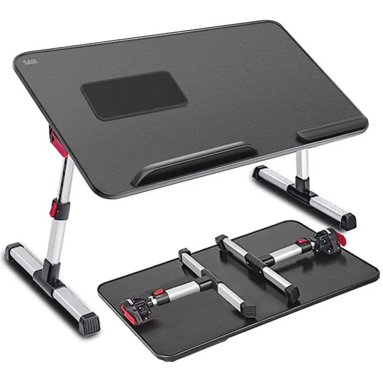 میز لپتاپ 16 تا 17 اینچ با فن خنک کننده سایجی A8 تاشو و قابل حمل