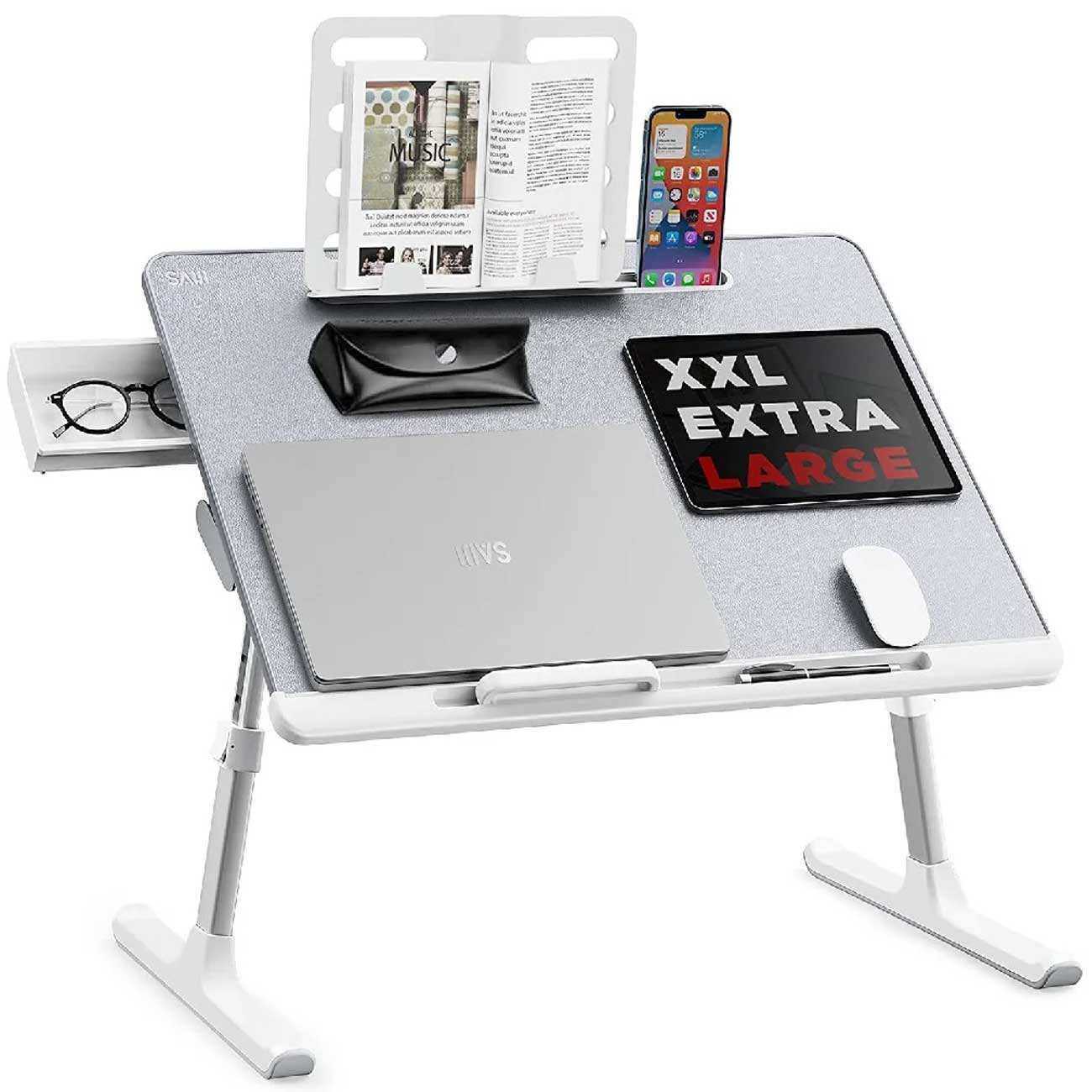 میز تحریر و لپتاپ تا 17 اینچ سایجی K7-Ultimate تاشو و قابل حمل