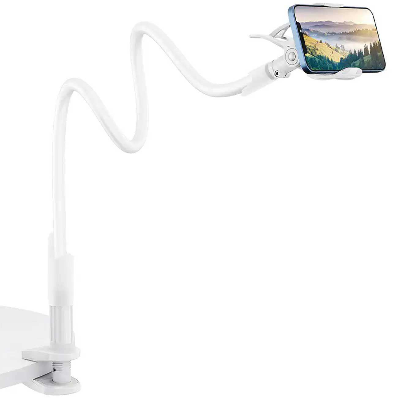 هولدر موبایل بازو بلند سایجی IVY1 با قابلیت اتصال به لبه میز و تخت