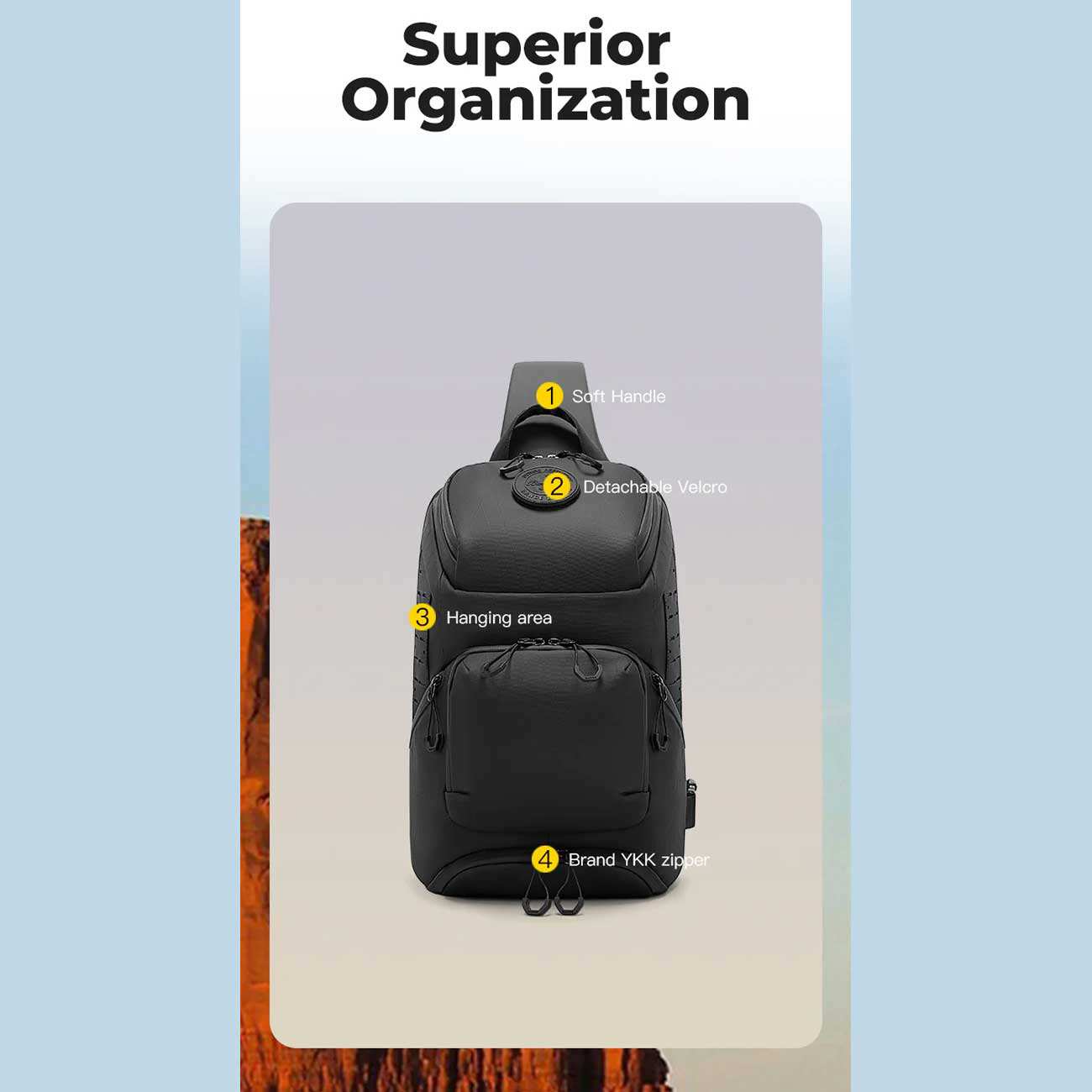 کیف کراس بادی ضدآب بنج BANGE FW-228