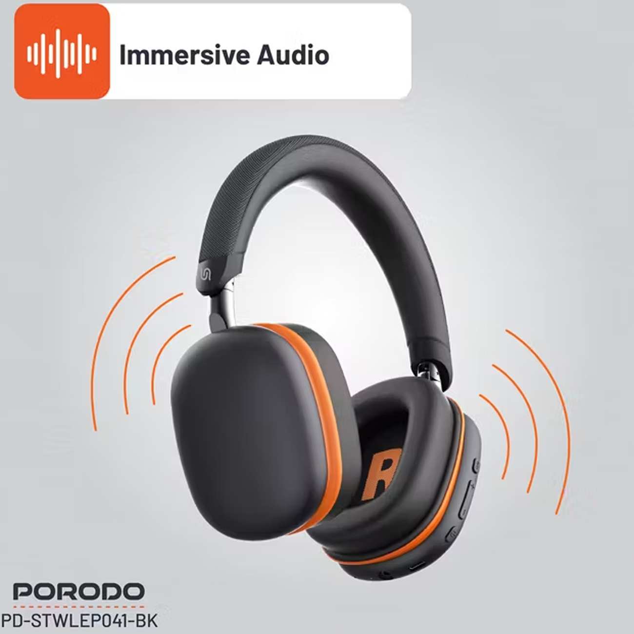 هدفون بلوتوثی 5.3 پورودو Porodo PD-STWLEP041-BK