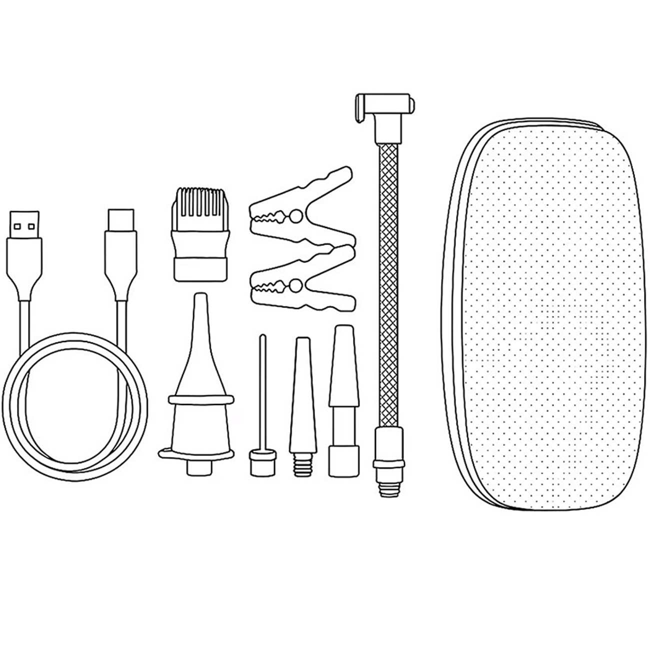 جامپ استارتر و پاوربانک 6 کاره پورودو Porodo PDPBFCH091BKGR