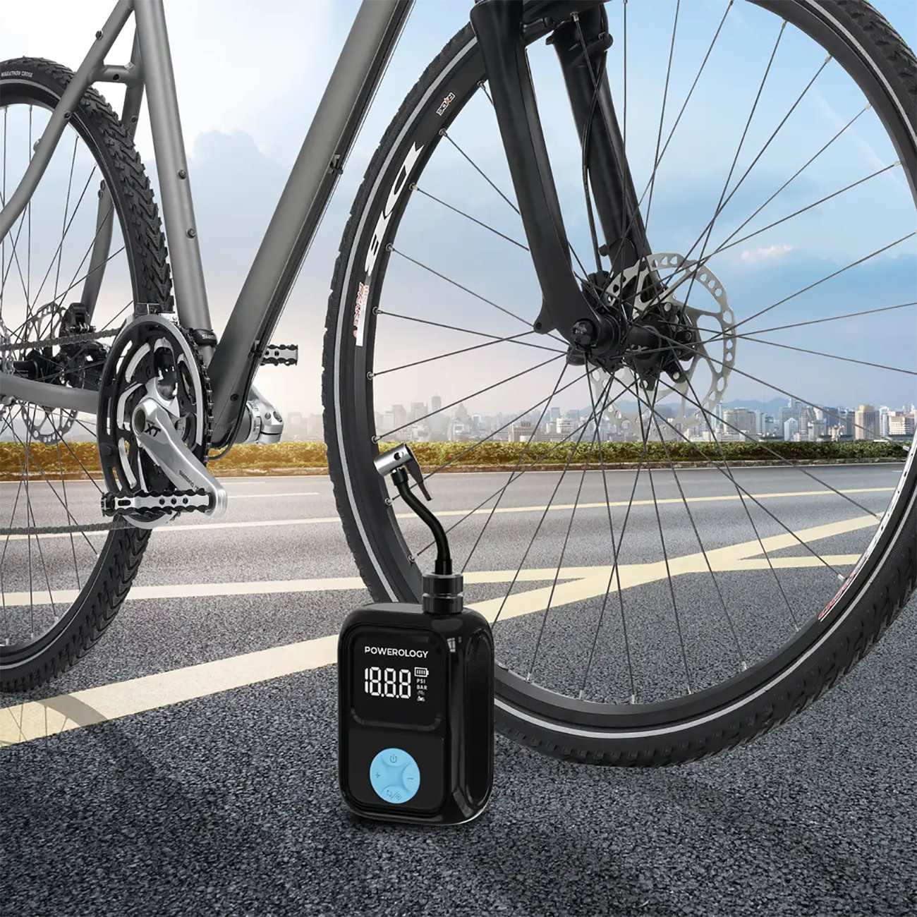 پمپ باد شارژی قابل حمل پاورولوژی Powerology PSM018