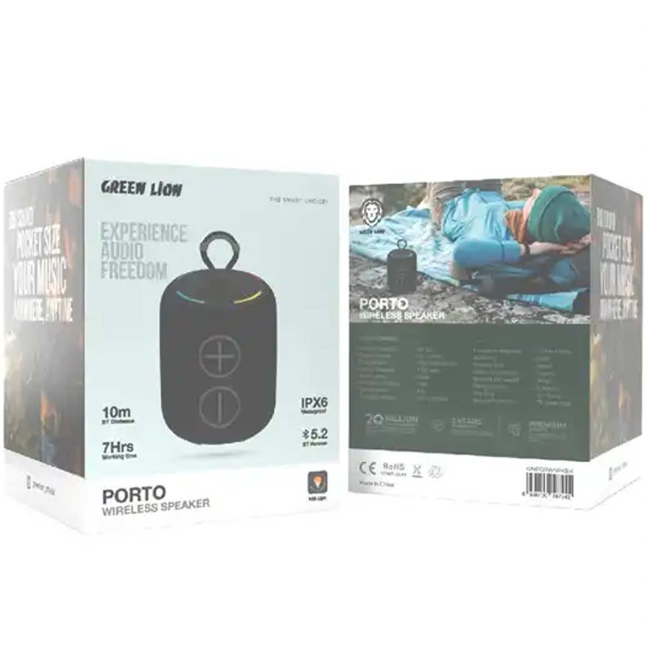 اسپیکر بلوتوثی قابل حمل گرین لاین Green Lion GNPORWSPKBK