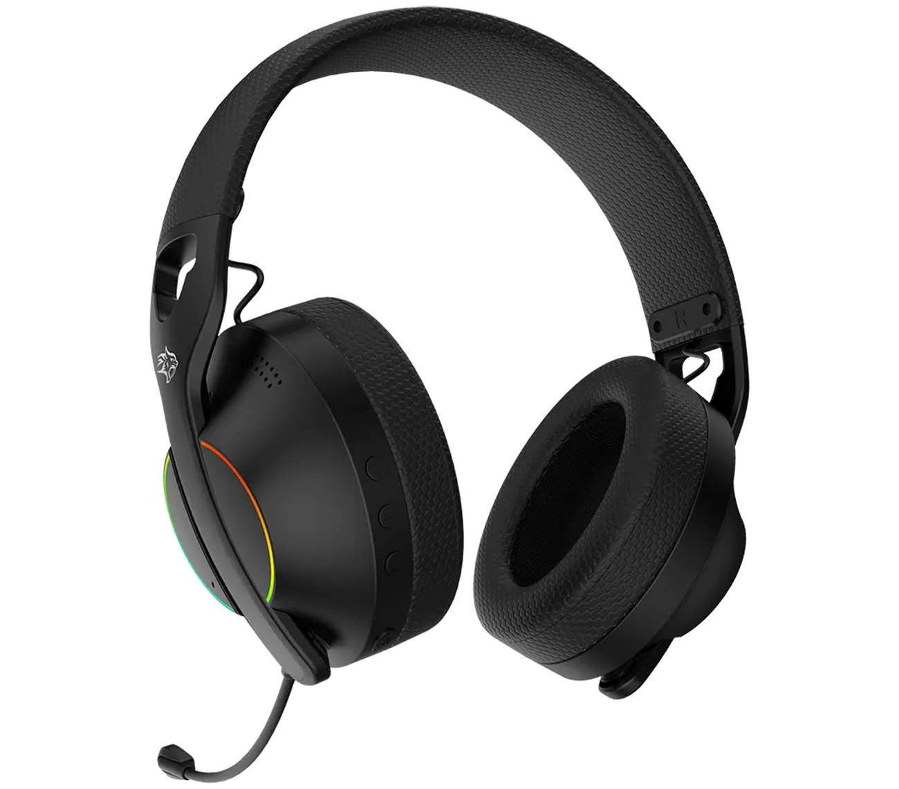 هدست گیمینگ بیسیم نویز کنسلینگ فعال ANC پورودو Porodo PDX421-BK با اتصال 3 گانه