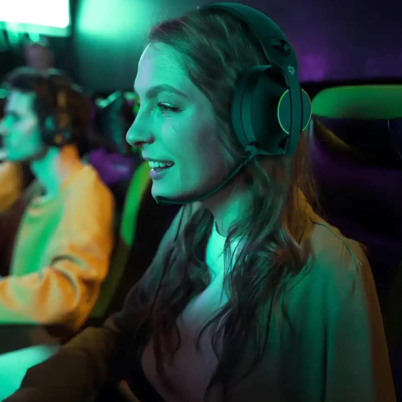 هدست گیمینگ بیسیم نویز کنسلینگ فعال ANC پورودو Porodo PDX421-BK با اتصال 3 گانه