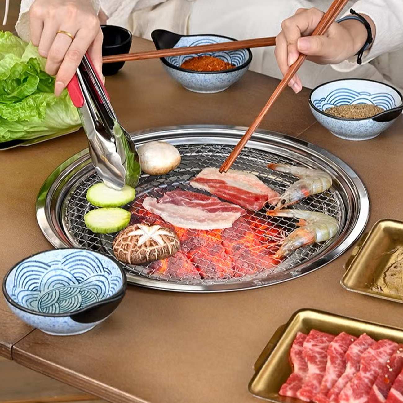 میز کمپینگ و میز گریل چند منظوره تاشو پورودو Porodo PD-LFST006-BR