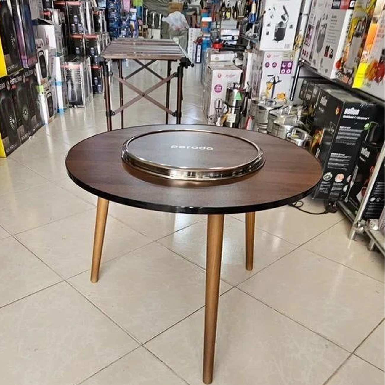 میز کمپینگ و میز گریل چند منظوره تاشو پورودو Porodo PD-LFST006-BR