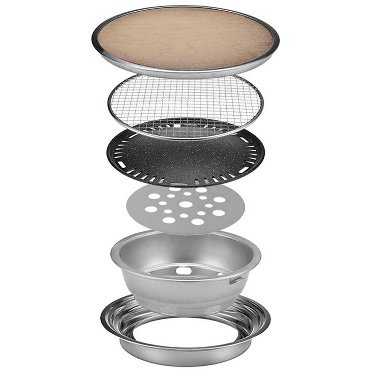 میز کمپینگ و میز گریل چند منظوره تاشو پورودو Porodo PD-LFST006-BR