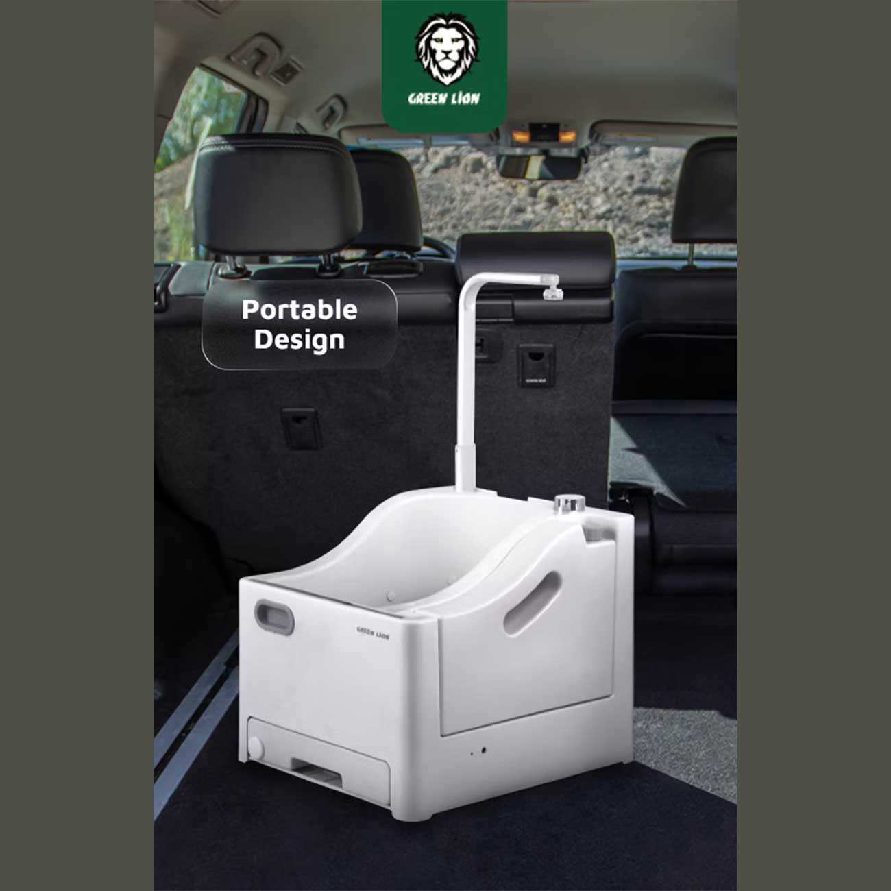 دستگاه وضوی قابل حمل شارژی گرین لاین Green Lion GWM-10 GNGW10PWUDWH