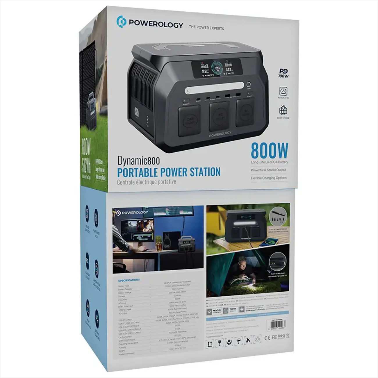 پاور استیشن 800 وات پاورولوژی Powerology PWP800WBK